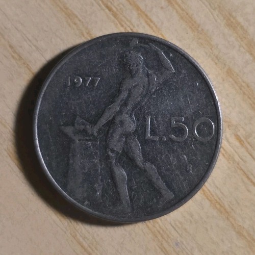 Lire vulcano 1977 italia - 50,