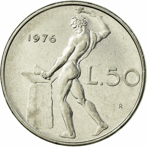 Lire 1976 vulcano - -,