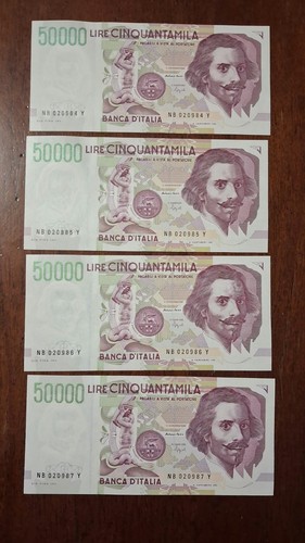 Lotto banconote 000 lire - 4,