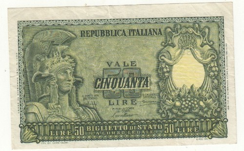 Lire italia elmata - elmata, firma