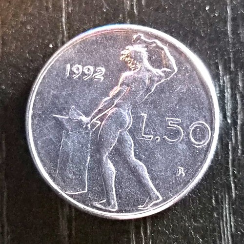 Moneta italia lire 1990 - italia, 50