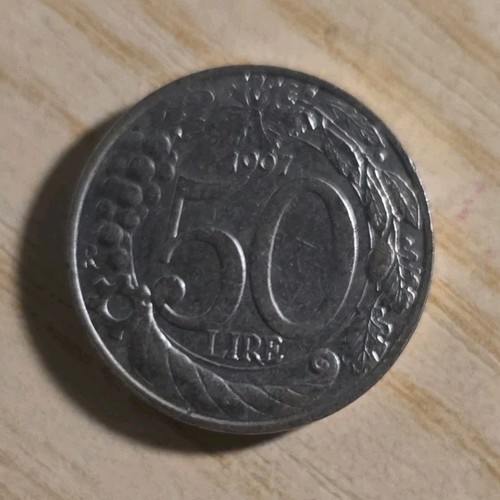 Moneta lire repubblica - moneta, 50