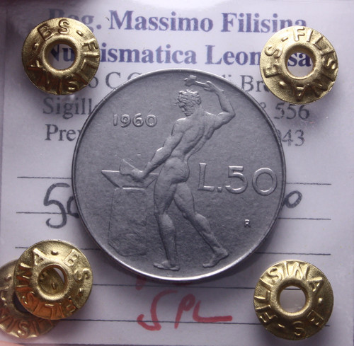 Italia repubblica 50 lire - italia,