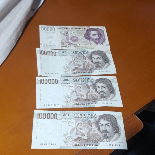 Lotto banconote italia - italia, banca