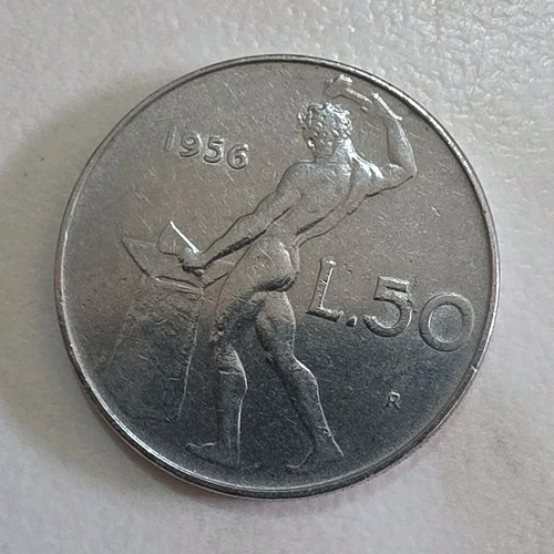 Moneta italia repubblica - italia, 50