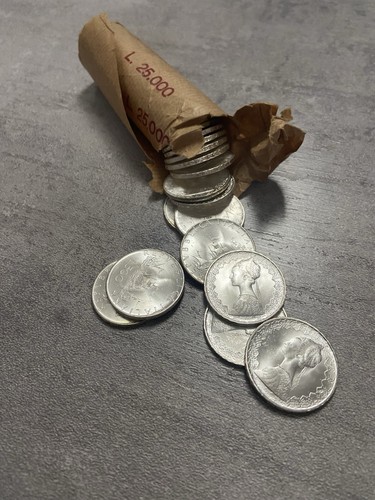 Argento 500 lire rotolino - argento,