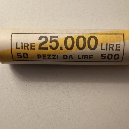 Rotolino monete lire 500 - lire,