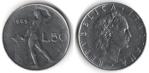 Italia lire 1969 - lire,