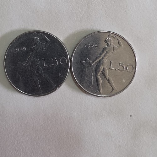 Lotto monete lire vulcano - lotto, 2